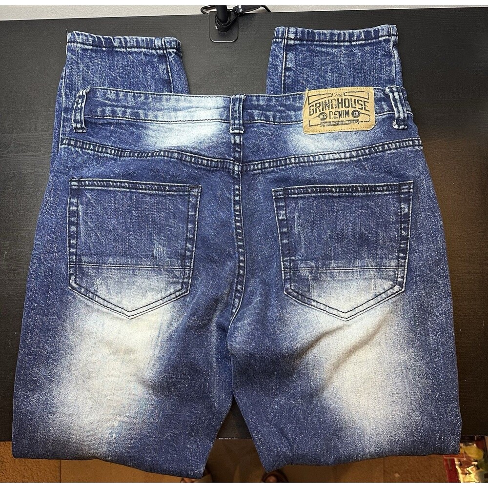 Grindhouse Men’s Jeans Skinny Distressed Sz 34